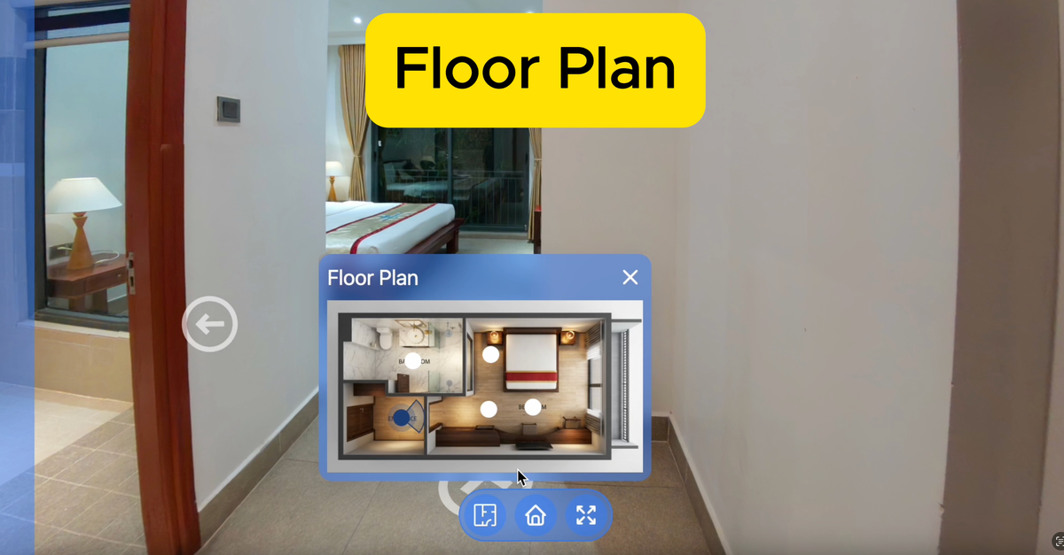 Floor Plan for Virtual Tour on PanoCool