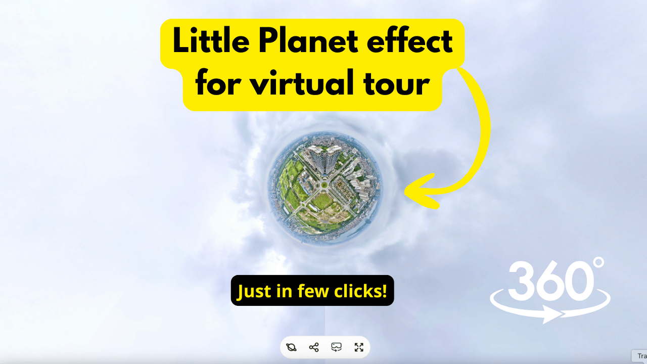 Creating a "Little Planet" Intro Effect