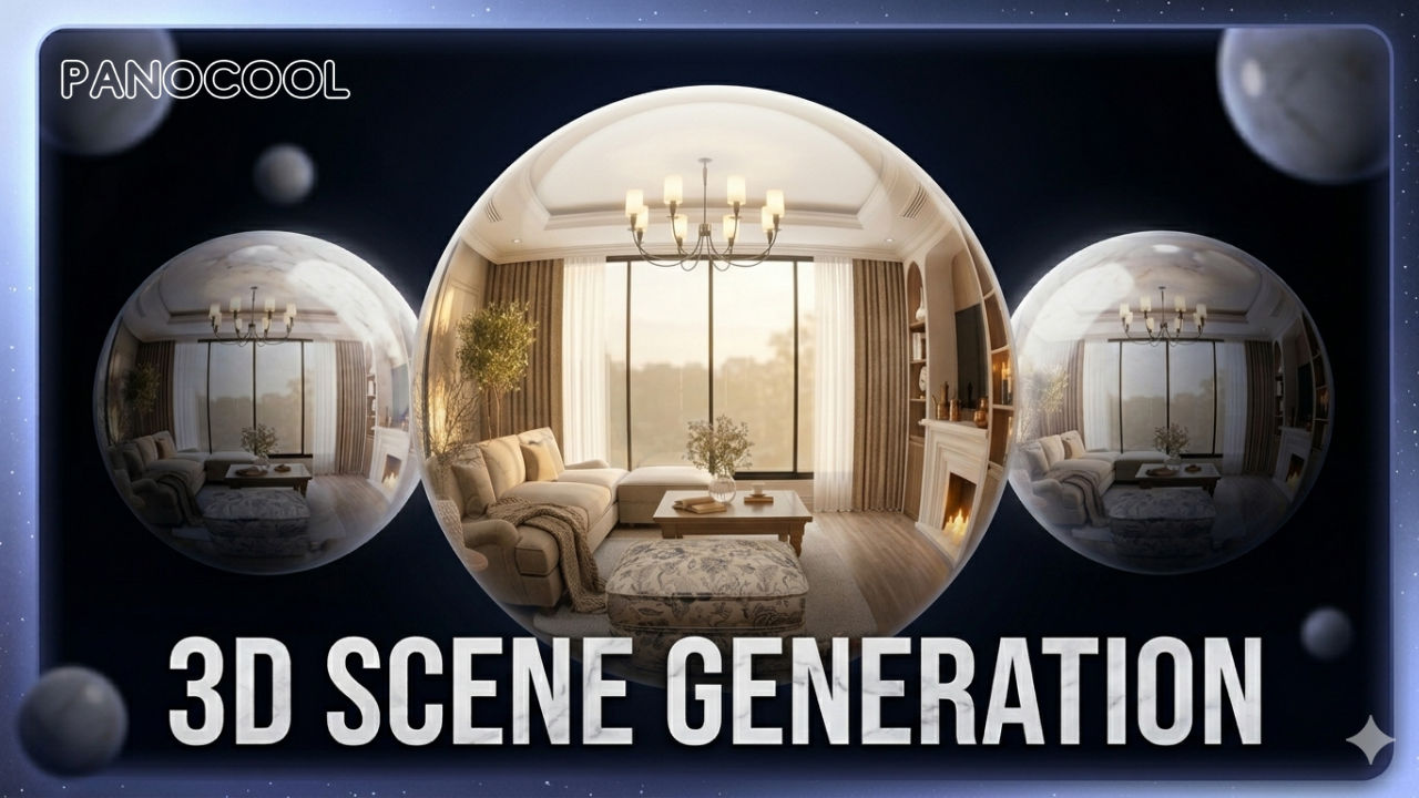 Generating 3D Scenes from 2D & 360 Photos