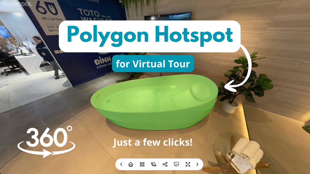 Polygon Hotspots for Virtual Tour