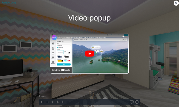 Create a video popup with iframe