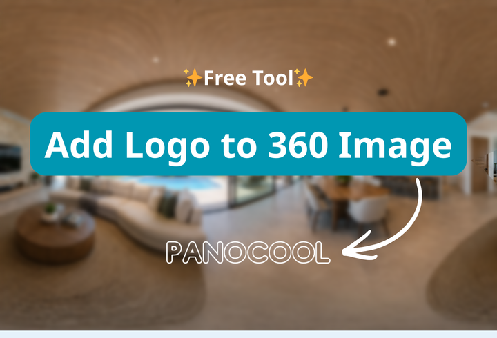 Free tool to add your logo to 360 images - PanoCool Retouch