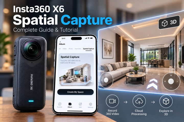 How to use Spatial Capture with Insta360 X6